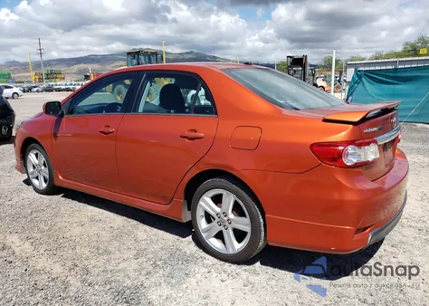 2013 Toyota Corolla Base z USA, uszkodzony, nr VIN 2T1BU4EEXDC087068